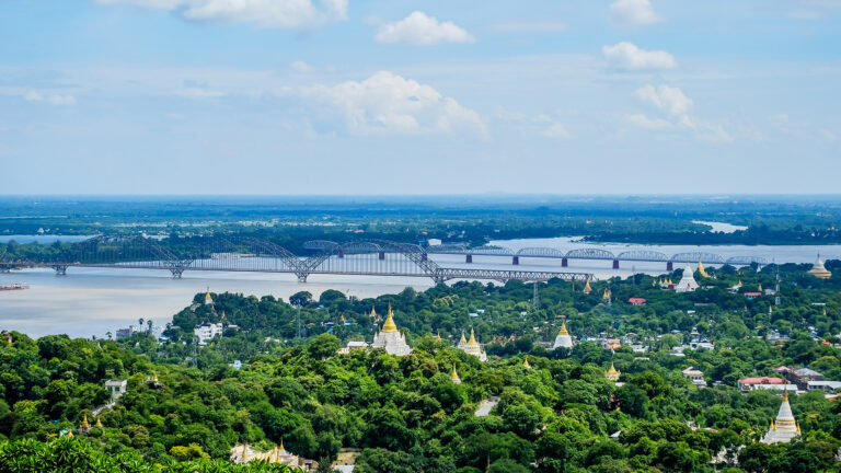 Sagaing Bridge - Irradaddy River